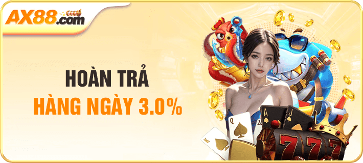 Khuyến mãi hoàn trả 3% AX88